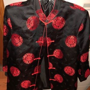 Black &Red Japanese Kimono